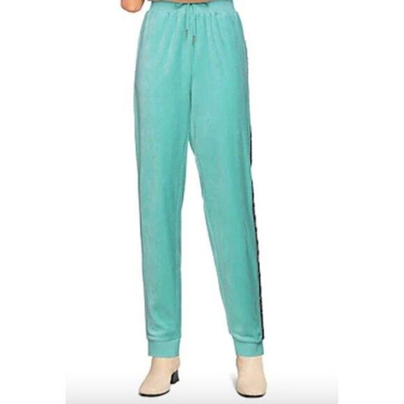Kappa x Juicy Couture Logo Panelled Track Pants mint green XL - Picture 1 of 8